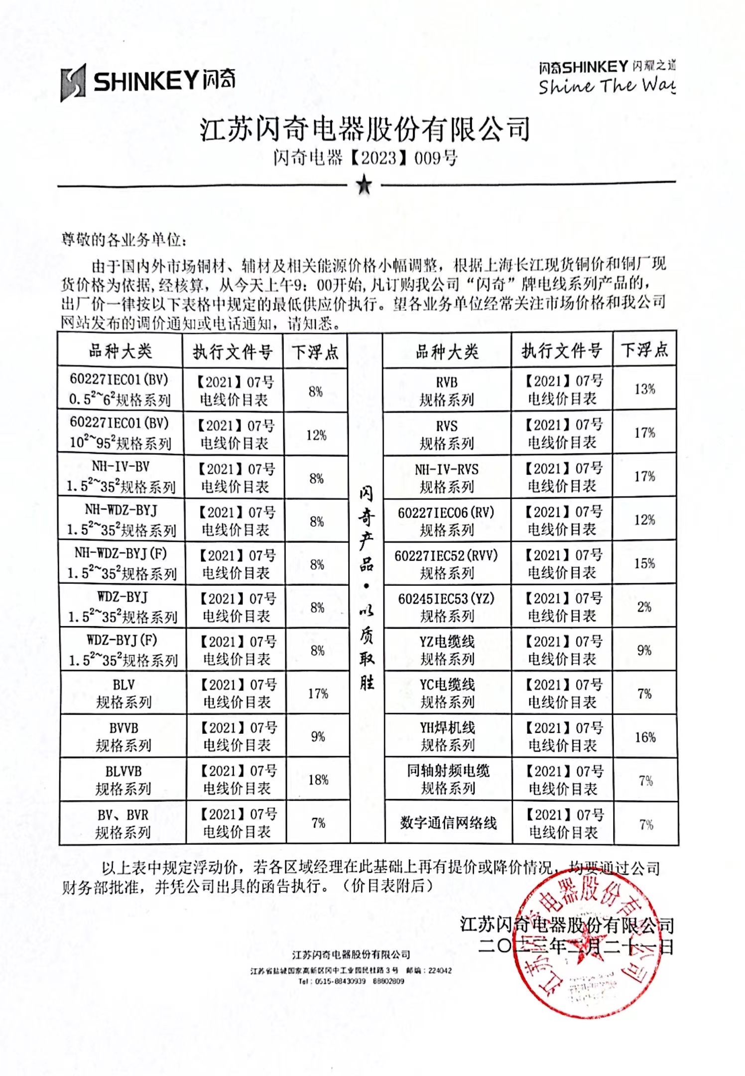 闪奇电器【2023】09号调价函告.jpg