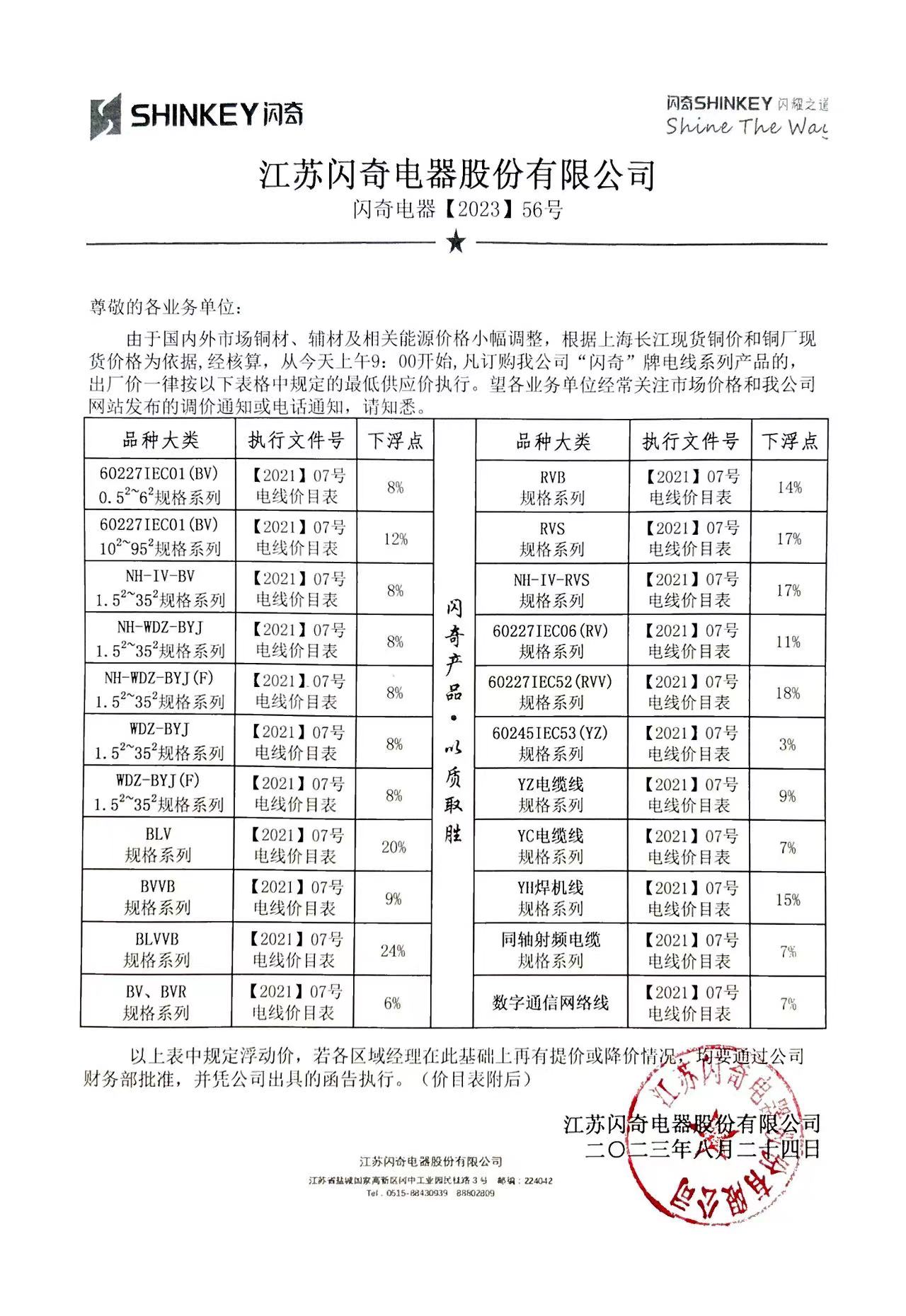 闪奇电器【2023】56号调价函告.jpg